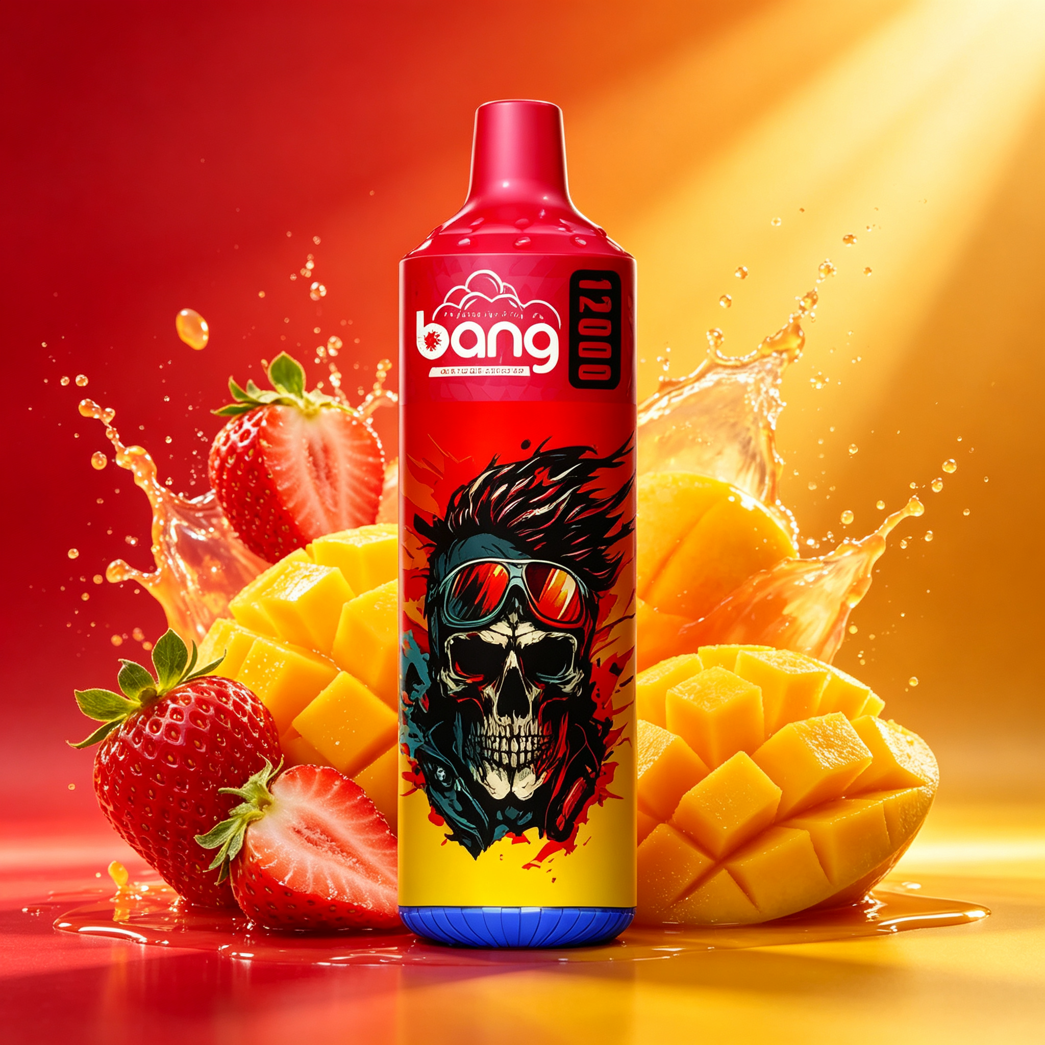 (Tornadó 12 000 szívás) eper‑mangó (2% nikotin) - ibangvape-Hungary