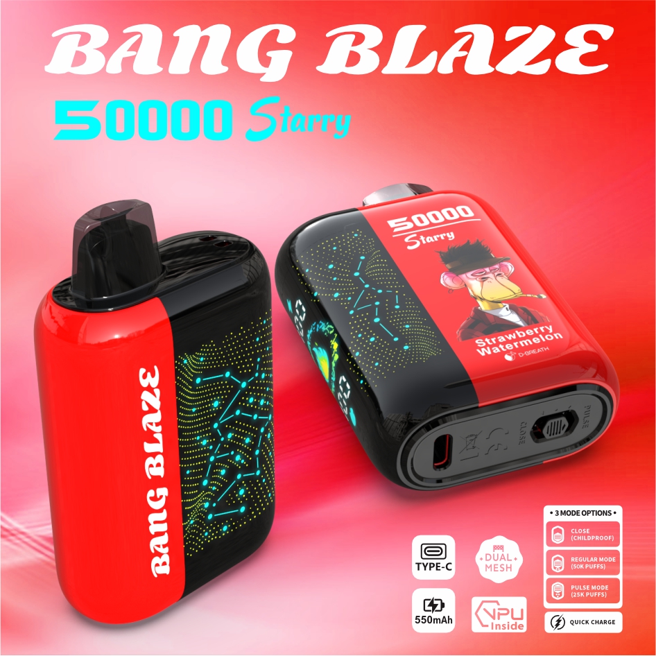 (50 000 szívás & csillagos ég) eper‑görögdinnye (2% nikotin) - ibangvape-Hungary
