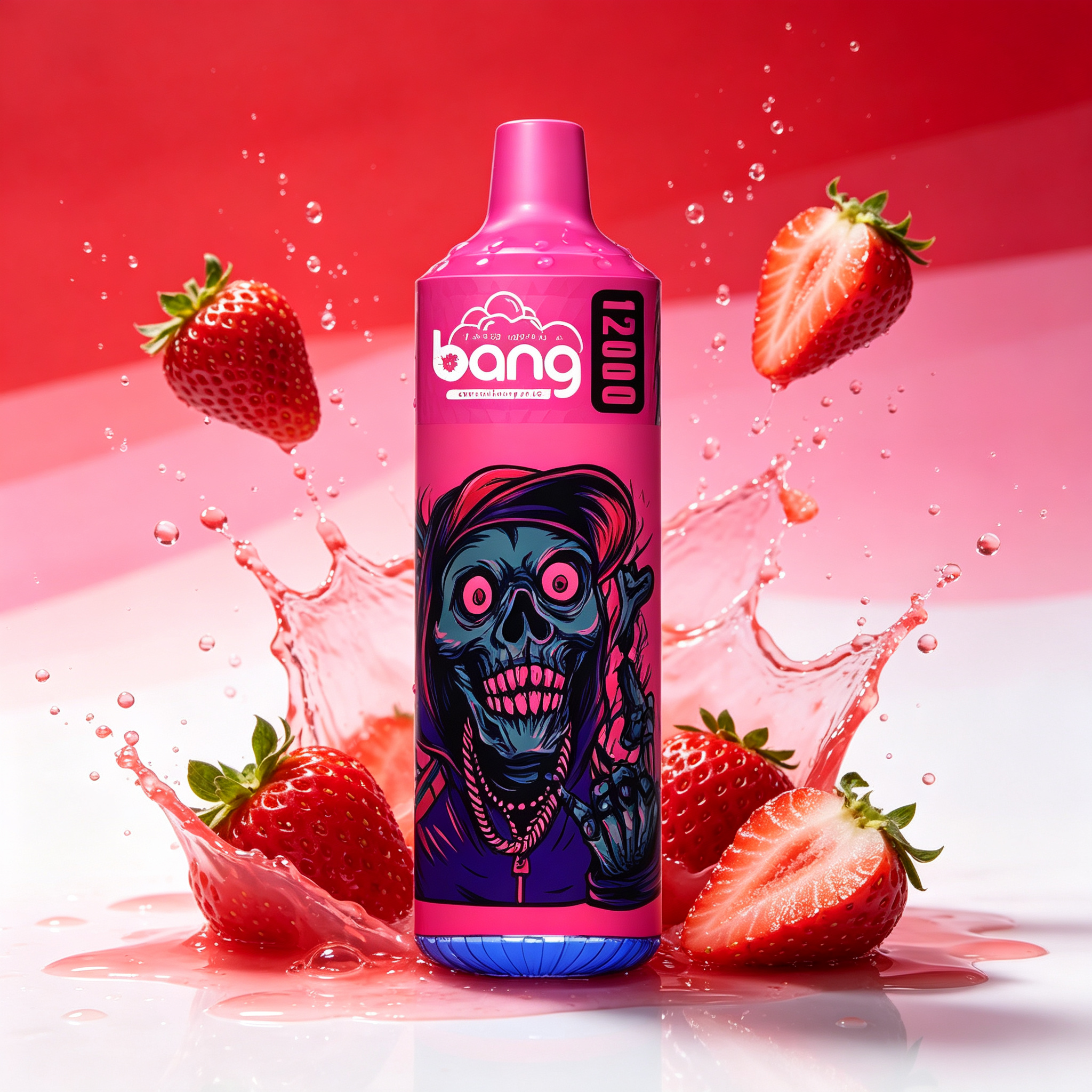 (Tornadó 12 000 szívás) eperlé (2% nikotin) - ibangvape-Hungary