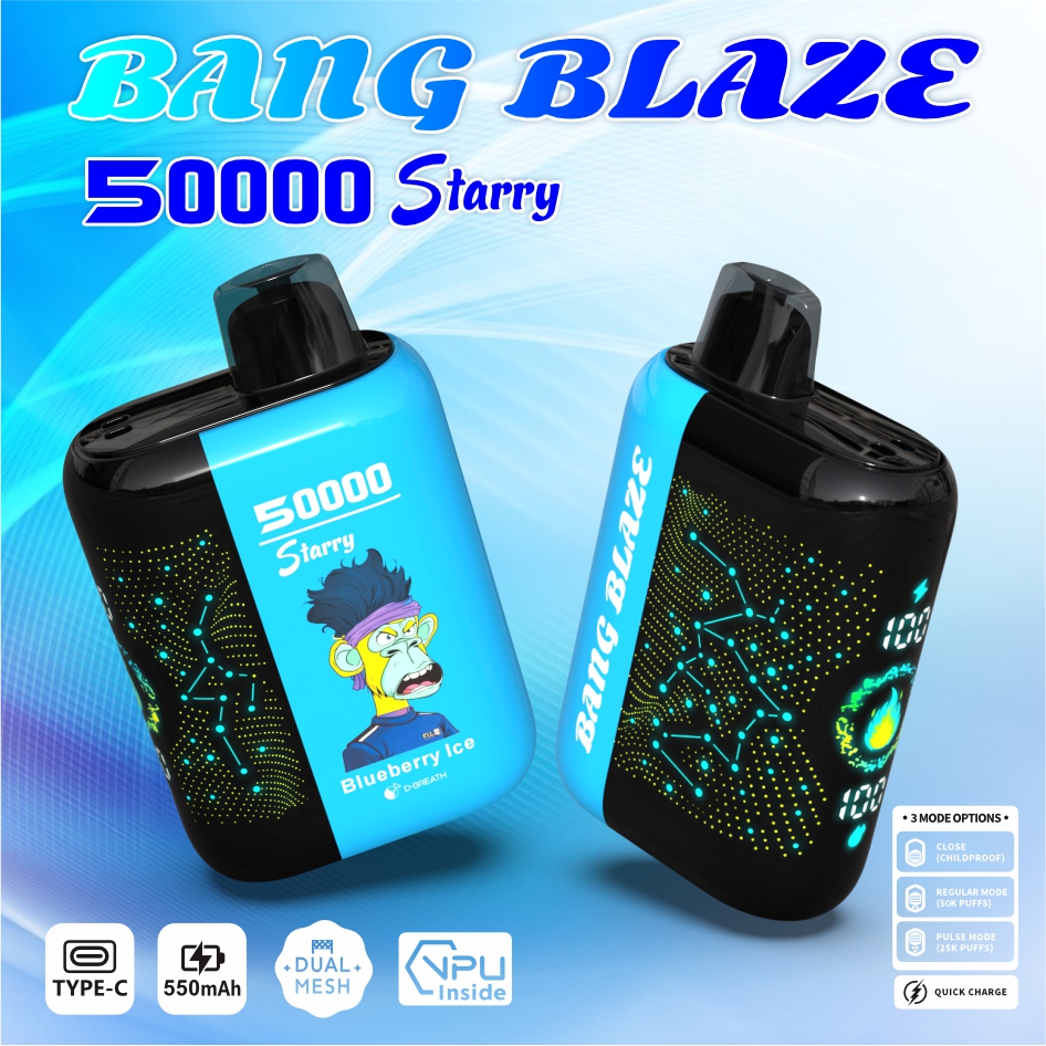 (50 000 szívás & csillagos ég) jeges eper (2% nikotin) - ibangvape-Hungary