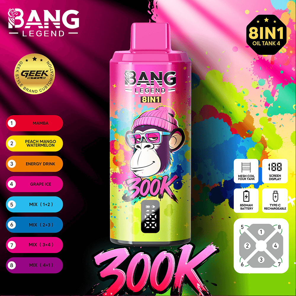 300 000 szívás & 8 az 1‑ben (2% nikotin) - ibangvape-Hungary